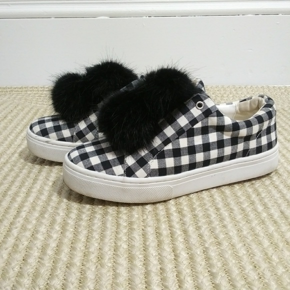 Sam Edelman Leya Slip On Pom Pom Sneakers EUC - Picture 5 of 8